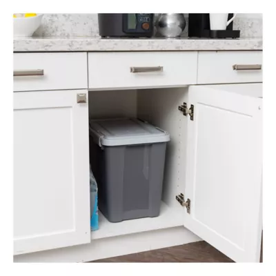 Product IRIS, 30 Lbs. Airtight Pet Food Container - Dog & Cat Food Storage Bin with Scoop