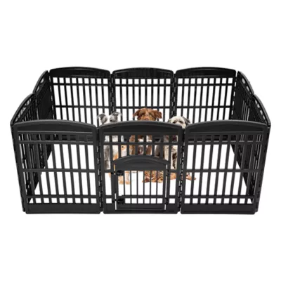 Product IRIS, Exercise 10-Panel Pet Playpen with Door