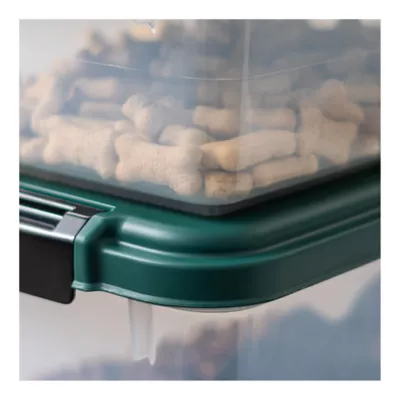 Product IRIS, Airtight Pet Food Container - Dog & Cat Food Storage Bin - Treat Box with Scoop