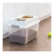 Product IRIS, 47 Lbs. Airtight Pet Food Container, Dog - Cat Food Storage Bin - Treat Box with Bowls