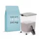 Product IRIS, 54 Lbs. Airtight Pet Food Container - Dog & Cat Food Storage Bin with Scoop