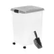 Product IRIS, 54 Lbs. Airtight Pet Food Container - Dog & Cat Food Storage Bin with Scoop