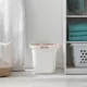 Product IRIS, Large Top Entry Cat Litter Box - Litter Catching Lid Enclosure, White/Beige