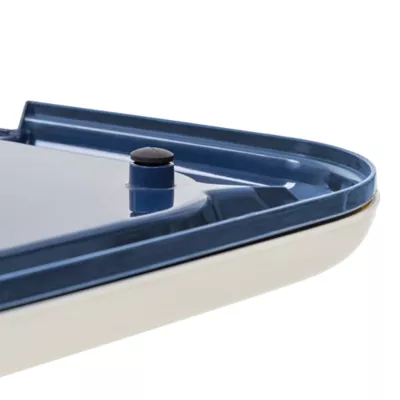 Product IRIS USA Puppy Pee Pad Holder for Dog Potty Training, Holds Pads 23" L x 22.75" W x 1.37" H, Blue