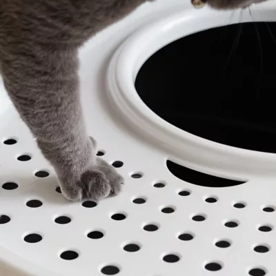 Product IRIS, Large Top Entry Cat Litter Box with Litter Catching Lid & Scoop - Enclosed Design