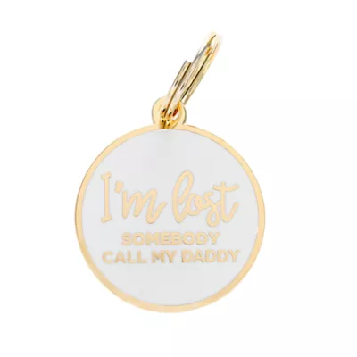 Product Two Tails Pet Company 'I'm Lost, Somebody Call My Daddy' Pet ID Tag