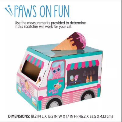 Product Whisker City® Ice Cream Truck Scratcher