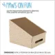 Product Whisker City® Cheetah Angled Hut Cat Scratcher