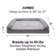 Product FurHaven Two-Tone Faux Fur and Suede Orthopedic Sofa Dog Bed - Stone Gray
