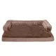 Product FurHaven Plush & Velvet Comfy Couch Orthopedic Sofa-Style Dog Bed - Almondine
