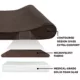 Product FurHaven Microvelvet Orthopedic Luxe Lounger Dog Bed - Espresso