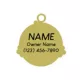 Product Two Tails Pet Company 'Peace, Love, and Belly Rubs' Pet ID Tag
