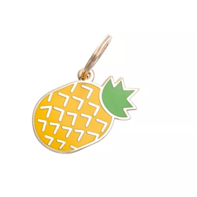 Product Two Tails Pet Company Pineapple Pet ID Tag
