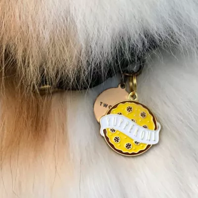 Product Two Tails Pet Company 'Pupperoni' Pet ID Tag