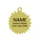 Product Two Tails Pet Company Smiling Sun Pet ID Tag