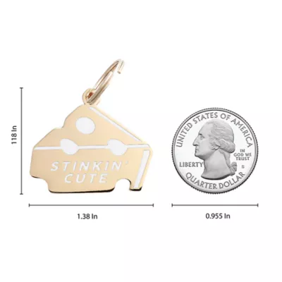 Product Two Tails Pet Company Stinkin' Cute Pet ID Tag