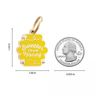 Product Two Tails Pet Company Sweeter Than Honey Pet ID Tag