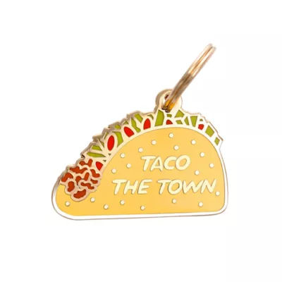 Product Two Tails Pet Company Taco The Town Pet ID Tag