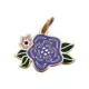 Product Two Tails Pet Company 'Wild Flower' Pet ID Tag