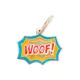 Product Two Tails Pet Company Woof! Pet ID Tag