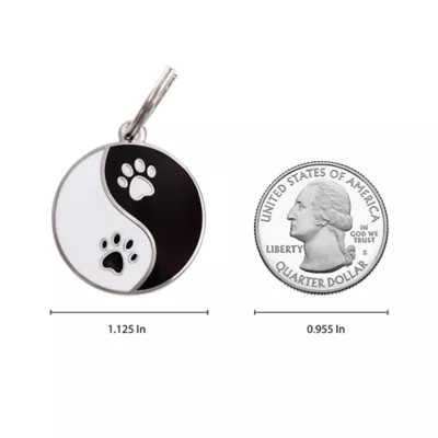 Product Two Tails Pet Company Ying Yang Pet ID Tag