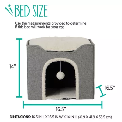 Product Whisker City® Multi-Play Hut Bed