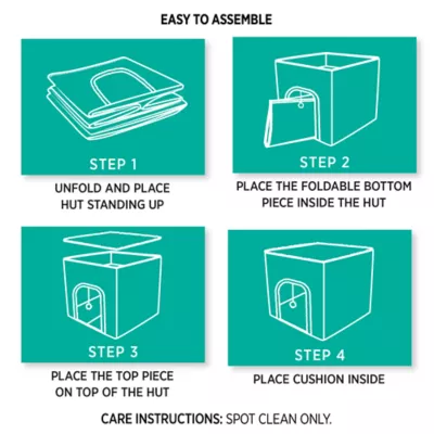 Product Whisker City® Multi-Play Hut Bed