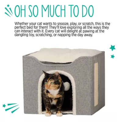 Product Whisker City® Multi-Play Hut Bed