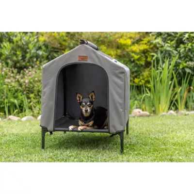 Product TRIXIE 2-in-1 Elevated Portable Dog House/Cot & Tent for Dogs