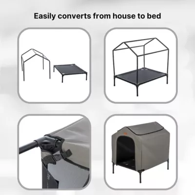 Product TRIXIE 2-in-1 Elevated Portable Dog House/Cot & Tent for Dogs