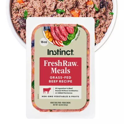 Product Instinct® FreshRaw Meals Adult Frozen Dog Food - Grass-Fed Beef