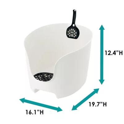 Product Richell® PAW TRAX High Wall Cat Litter Box