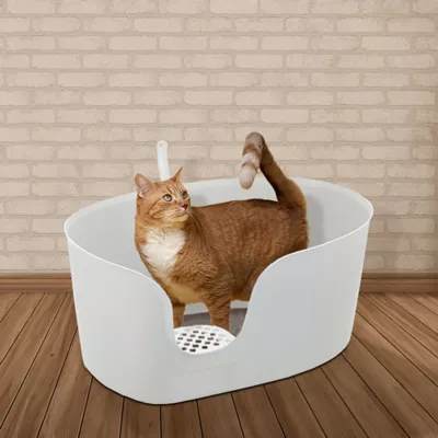 Product Richell® PAW TRAX High Wall Cat Litter Box