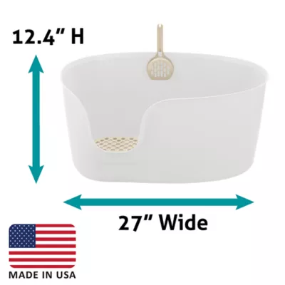Product Richell® PAW TRAX High Wall Cat Litter Box