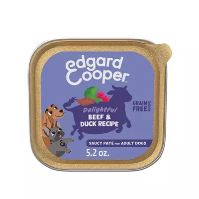Product Edgard & Cooper Grain Free Adult Wet Dog Food - Beef & Duck Saucy Pate, 5.2 oz