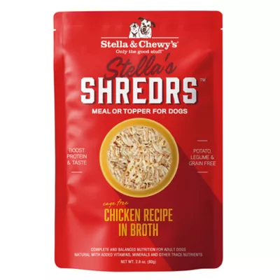 Product Stella & Chewy's Stella's Shredrs Adult Dog Wet Food or Topper - Chicken
