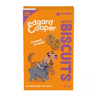 Product Edgard & Cooper Bestie Biscuits Crunchy Dog Treats - Chicken, 14.1 oz