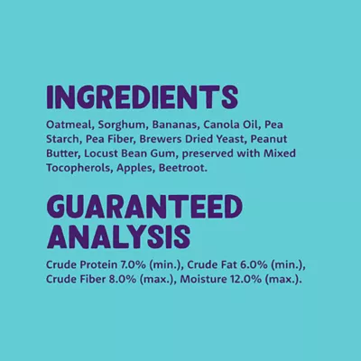 Product Edgard & Cooper Bestie Biscuits Crunchy Dog Treats - Oatmeal with Peanut Butter Flavor, 14.1 oz