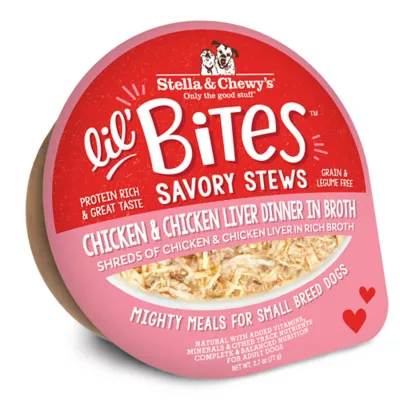 Product Stella & Chewy's Lil Bites Savory Stews Small Breed Adult Wet Dog Food - Chicken & Chicken Liver