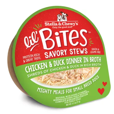 Product Stella & Chewy's Lil Bites Savory Stews Small Breed Adult Wet Dog Food - Chicken & Duck