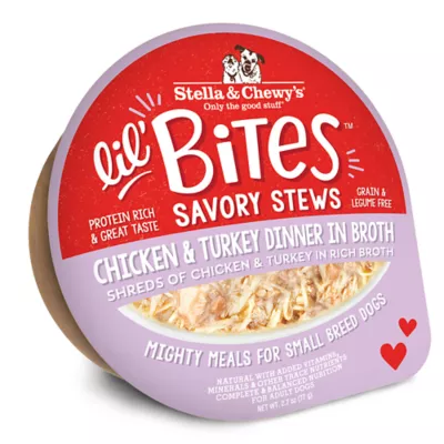 Product Stella & Chewy's Lil Bites Savory Stews Small Breed Adult Wet Dog Food - Beef & Turkey