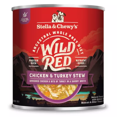 Product Stella & Chewy's Wild Red Stew Adult Wet Dog Food - Chicken & Turkey