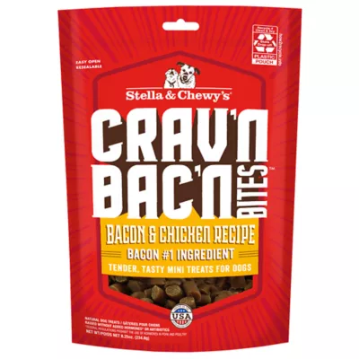 Product Stella and Chewy Crav'n Bac'n Bites Dog Treats 8.25 OZ