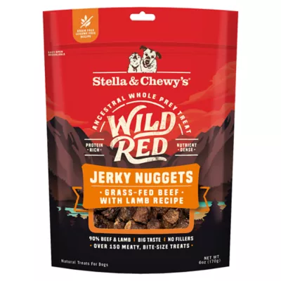Product Stella and Chewy's Wild Red Jerky Nuggets Dog Treats 6 OZ