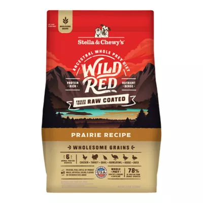 Product Stella & Chewy's Wild Red Raw Coated All Life Stages Dry Dog Food - Prairie Recipe