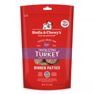 Product Stella & Chewy's Freeze-Dried Raw Dinner Patties All Life Stages Dry Dog Food - Tantalizing Turkey