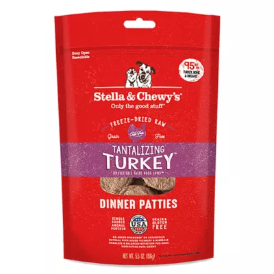 Product Stella & Chewy's Freeze-Dried Raw Dinner Patties All Life Stages Dry Dog Food - Tantalizing Turkey