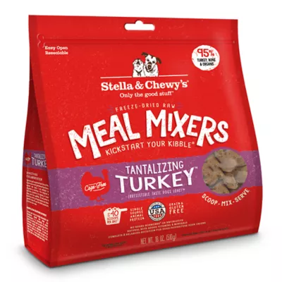 Product Stella & Chewy's Freeze-Dried Raw Meal Mixers All Life Stages Dog Food Topper - Tantalizing Turkey