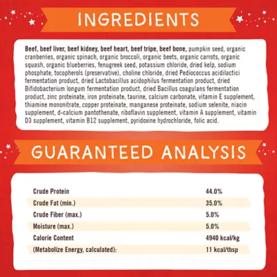 Product Stella & Chewy's Freeze-Dried Raw Magical Dinner Dust All Life Stages Dog Food Topper - Beef