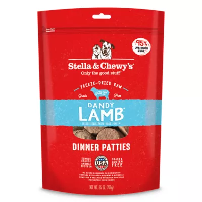 Product Stella & Chewy's Freeze-Dried Raw Dinner Patties All Life Stages Dry Dog Food - Dandy Lamb